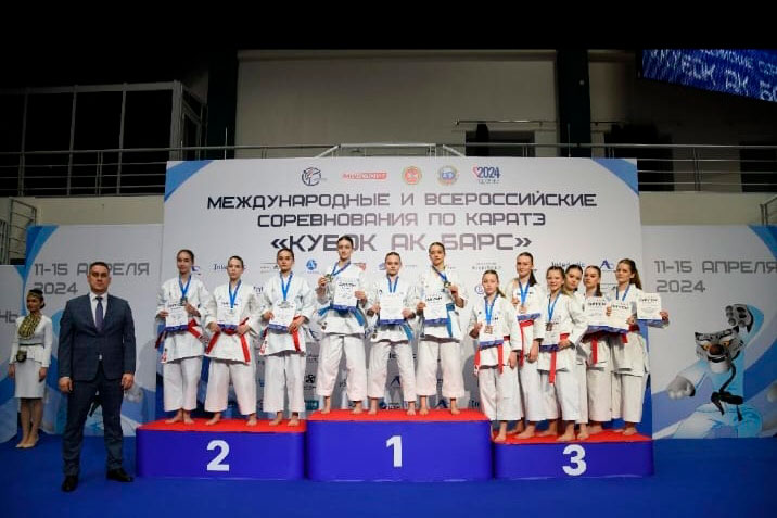 Ангелина Коряковская завоевала серебро соревнований по каратэ «Кубок Ак Барс»